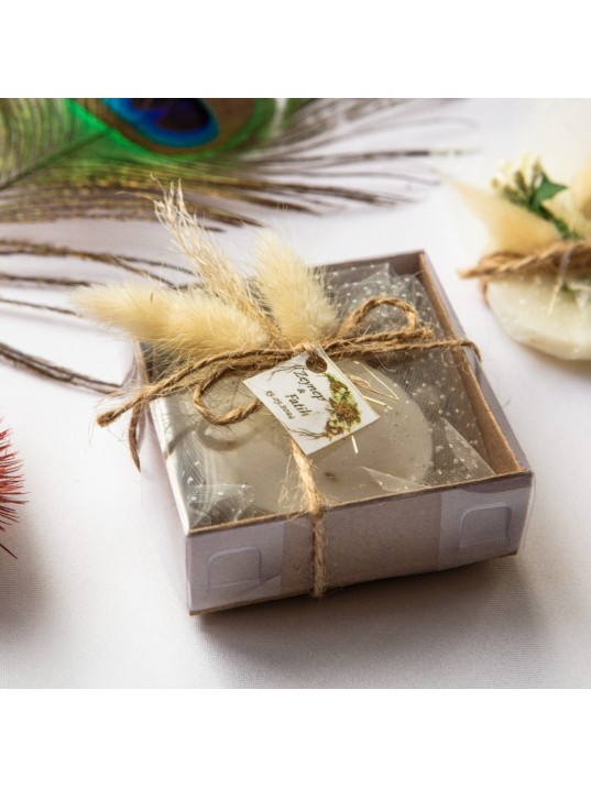 Wedding Scented Soap Gift, Personalized Soap, Soap Gift, Bridesmaid Gift,Wedding Soap,Christening Favors for Guest,soap in kraft box