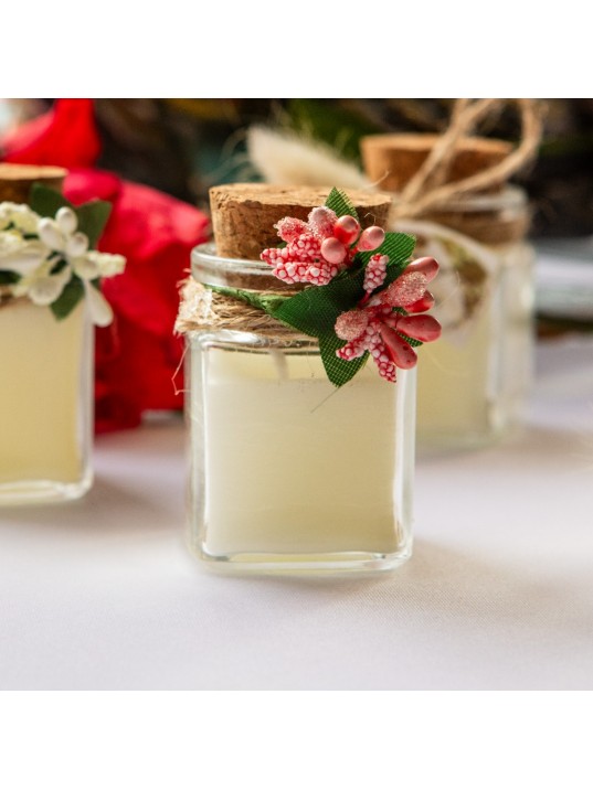 Personalized Candle Gift Christening Favors for Guest, Wedding Candle Favors, Bridesmaid Glass Candle Favors,engagement favor, save the date