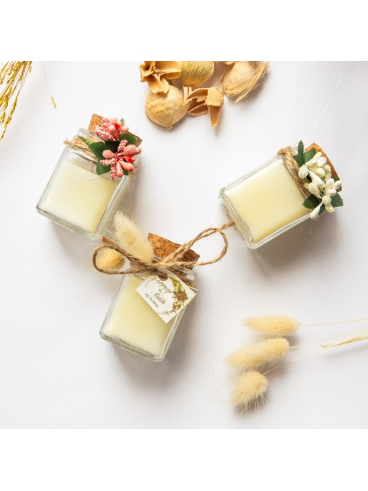 Personalized Candle Gift Christening Favors for Guest, Wedding Candle Favors, Bridesmaid Glass Candle Favors,engagement favor, save the date