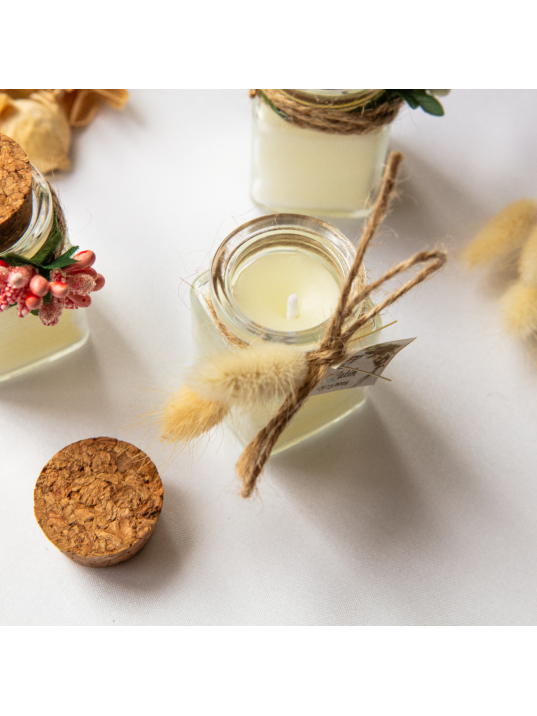 Personalized Candle Gift Christening Favors for Guest, Wedding Candle Favors, Bridesmaid Glass Candle Favors,engagement favor, save the date